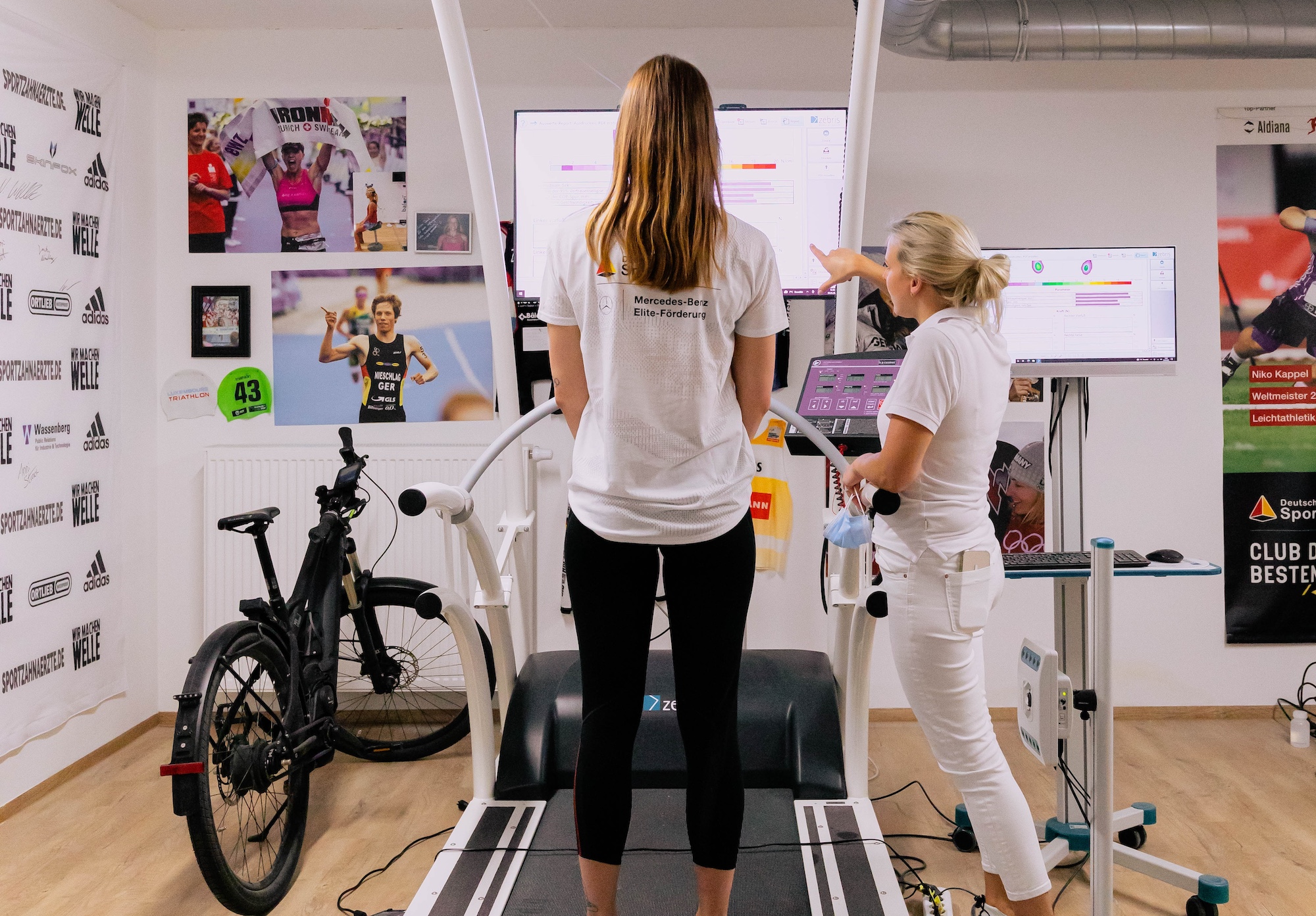 Sportzahnmedizinische Vermessung bei Spezialisten von edel & weiss Zahnärzte für Spitzensportler und Olympiateilnehmer